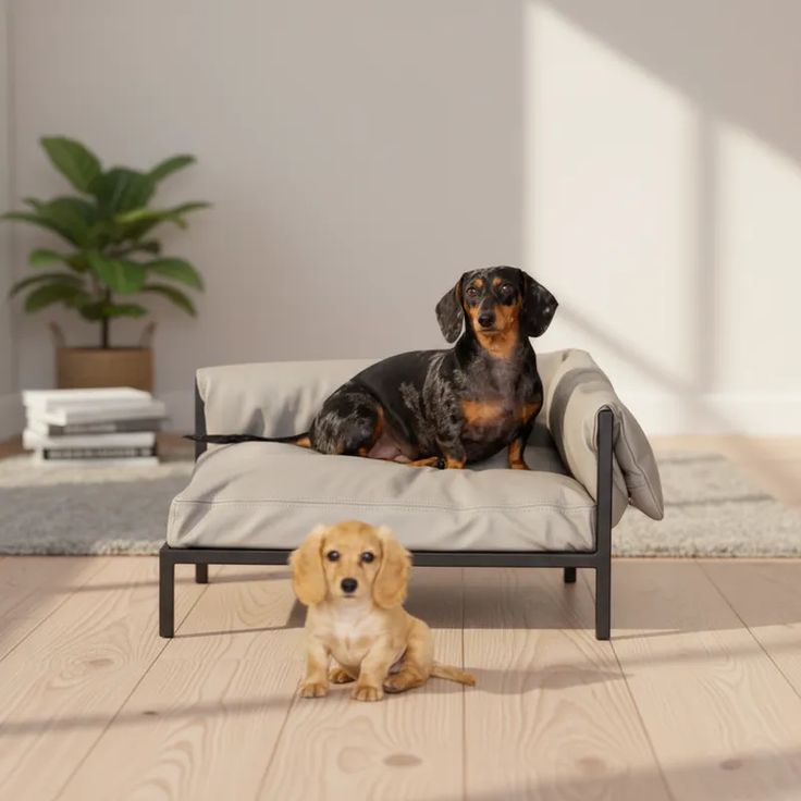 Cama Pet Amélia com Base de Metal para Cães