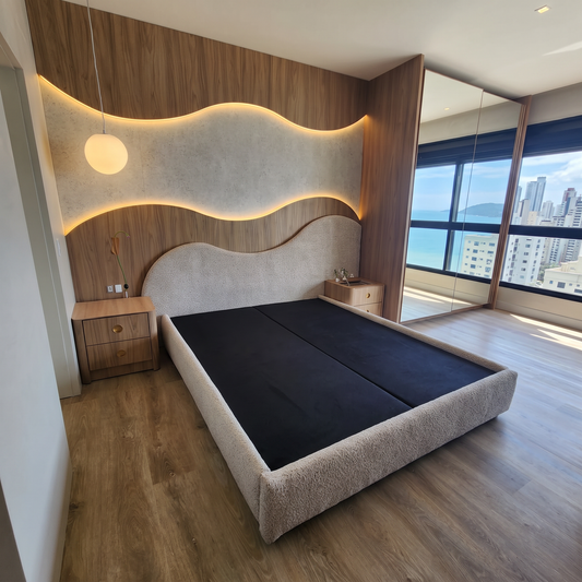 Cama Movia | Cabeceira Curva Assimétrica