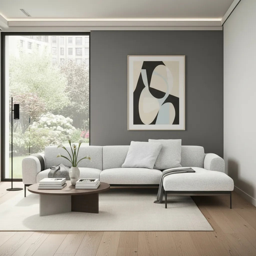 Sofá Turini com Puff