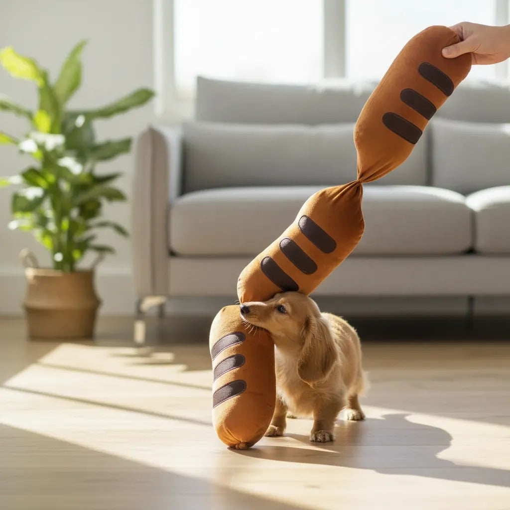 Pelúcia Salsichão Gigante 1,10m para Pets