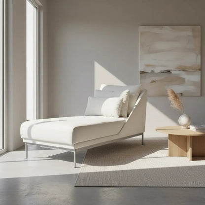 Chaise Longa Dakota com Base em Metal