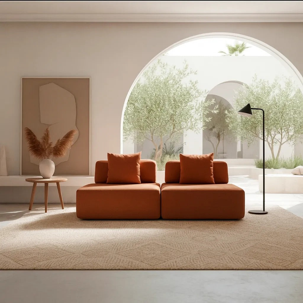 Sofá Modular Riviera 2 Lugares com Encosto Solto Manual