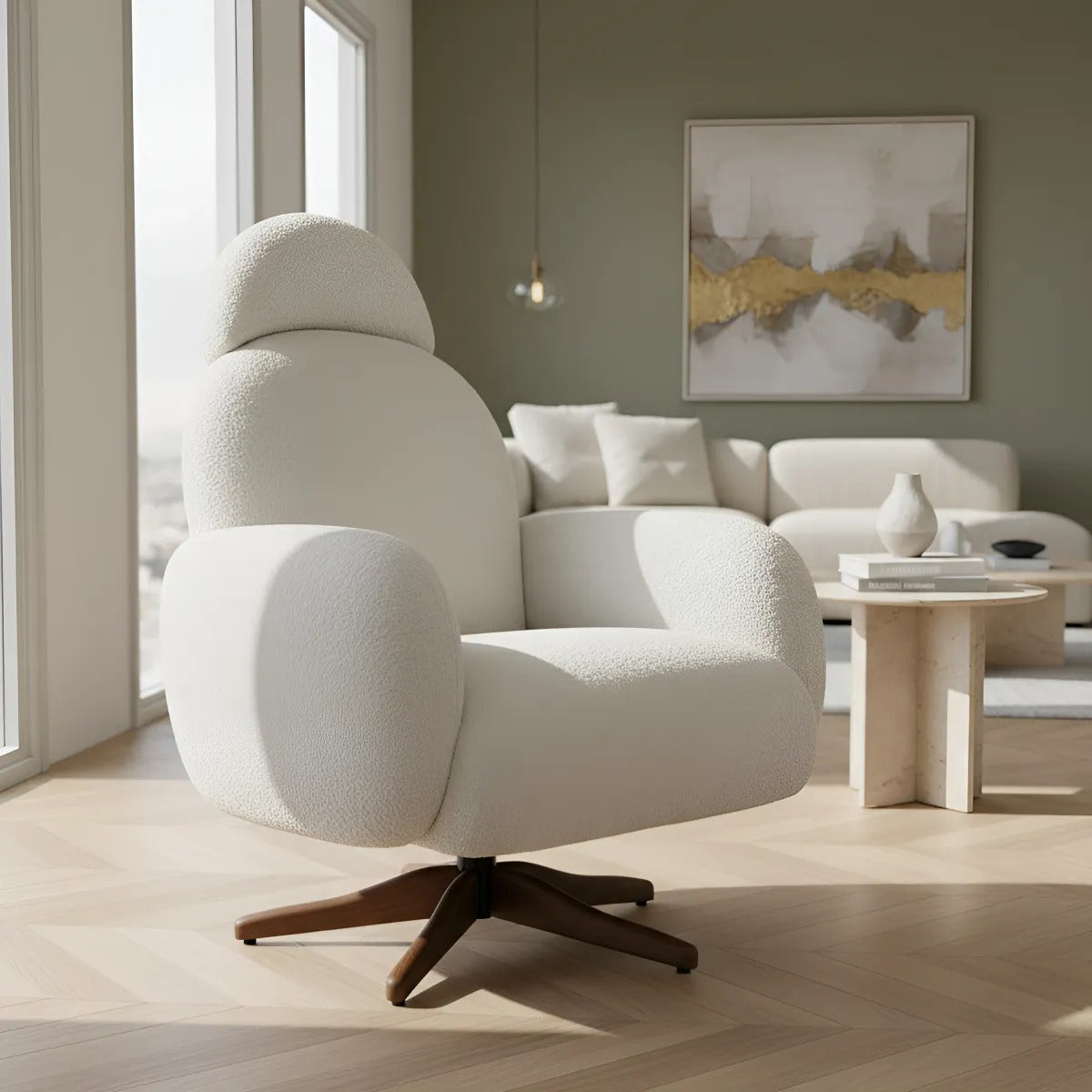 Poltrona de Amamentação Alice Giratória e Balanço