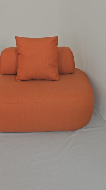 Sofá Modular Versace com Encosto Removível