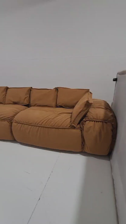 Sofá em L Sharpei 3,30m Living Cinza