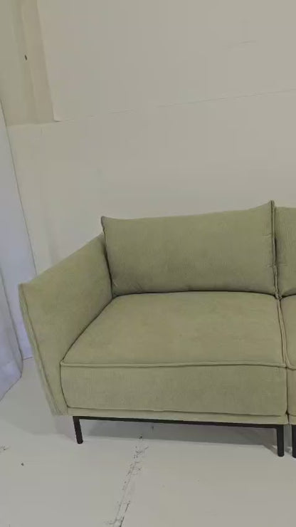 Sofá Milão 3 Lugares Sem Chaise 3,00m Verde